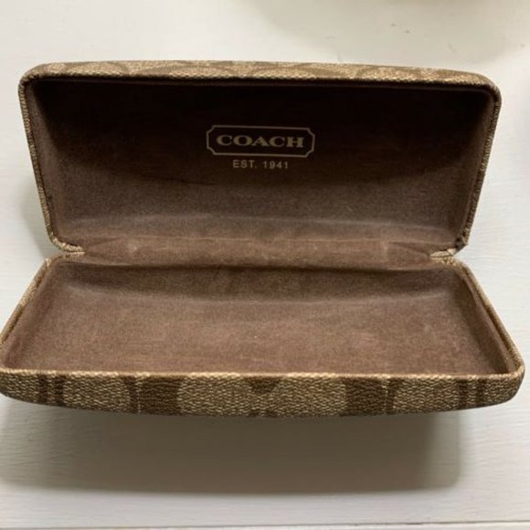 🛑 COACH Authentic ➕🆒 EMPTY CASE Clamshell GLASSES Eyewear Display 💸BUY NOW‼️ - Picture 5 of 16